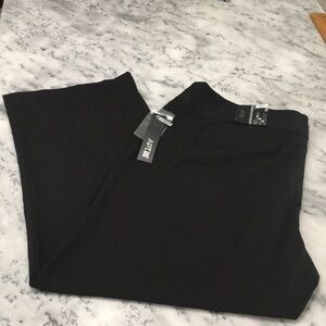Apt 9 Black, mid rise, Curvy trousers. NWT Size 22W